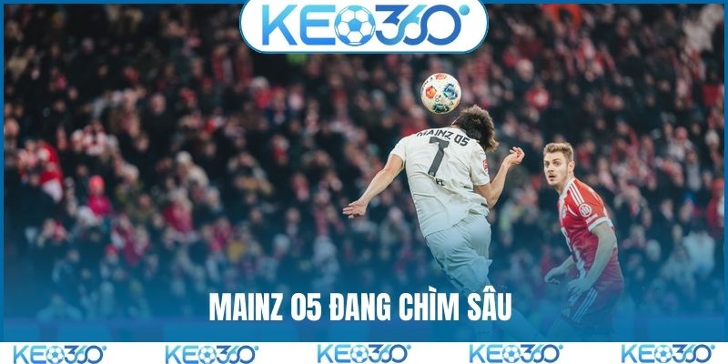 Mainz 05 đang chìm sâu