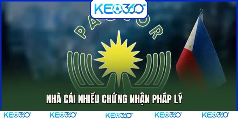 Nhà cái nhiều chứng nhận pháp lý